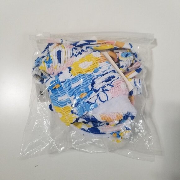 NWT‎ SUNDAY BRUNCH Underwired Padded Bra Shirred Bikini Set Size Small - Picture 9 of 9